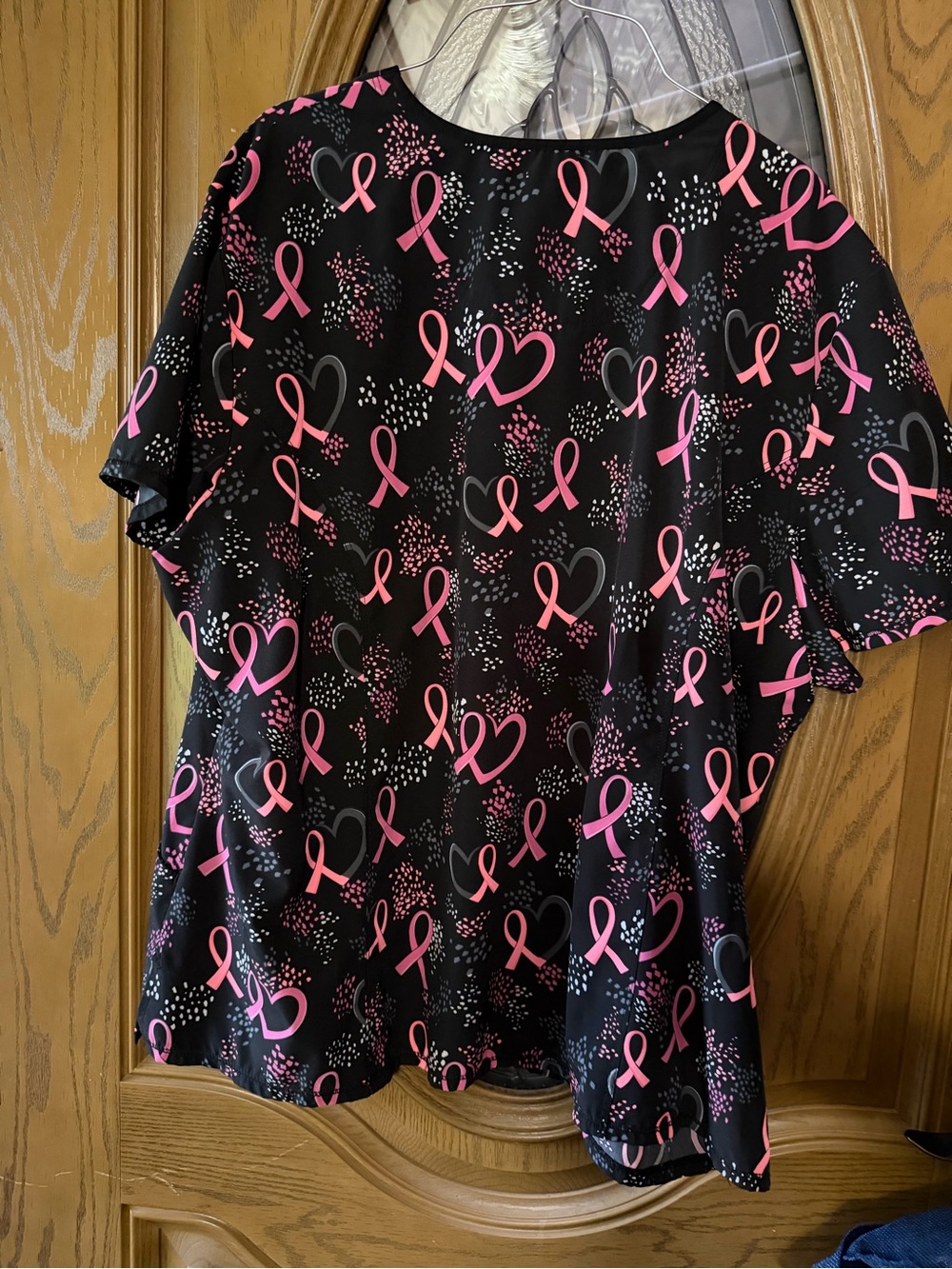 Cherokee Black Medical Scrub Top - Picture 2 of 3